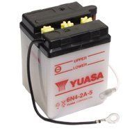 Yuasa 6N4-2A-5, 6v 4Ah Motorcycle Batteries