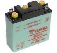 Yuasa B39-6, 6v 7Ah Motorcycle Batteries