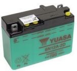 Yuasa 6N12A-2D, 6v 12Ah Motorcycle Batteries