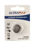 Ultra Max Lithium CR2025 Coin Cell