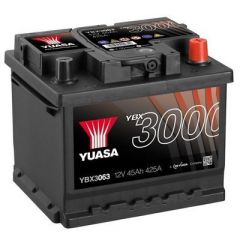 Yuasa YBX3063 (063 Professional) - 12V 45Ah 425A SMF Battery (3 Years Warranty)