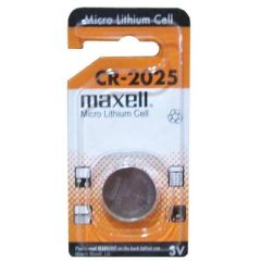 Maxell CR2025 Lithium Battery 3V - Pack of 1