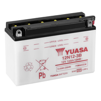 Yuasa 12N12-3B 12V 12.6Ah  (Dry Charged) Conventional Battery