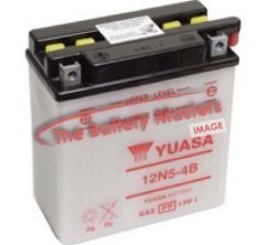 Yuasa 12N5-4B, 12v 5Ah Motorcycle Batteries