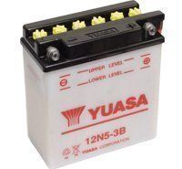 Yuasa 12N5-3B, 12v 5Ah Motorcycle Batteries
