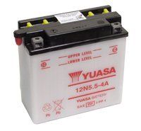 Yuasa 12N5.5-4A, 12v 5.5Ah Motorcycle Batteries
