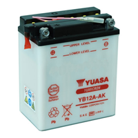 Yuasa YB12A-AK 12V 10.5Ah (Dry Charged) Yumicron Battery with Sensor