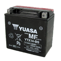 Yuasa YTX14-BS (Combi Pack) 12V 12.6Ah Yuasa MF VRLA Battery