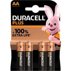 Duracell Plus Power AA Pack of 4