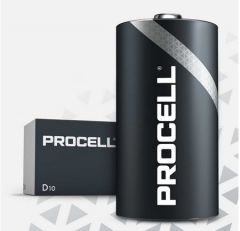 Procell D/LR20  1.5V  18Ah Battery - Pack of 10