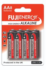 AA FUJIENERGY Alkaline, blister pack of 8