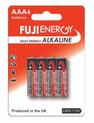 AAA FUJIENERGY Alkaline, blister pack of 4