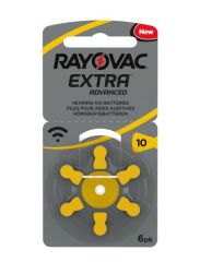 Rayovac Zinc Air Battery 10 for Hearing Aids (6 Pack)
