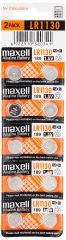MAXELL LR1130 COIN CELL BATTERY - BLISTER OF 10