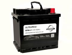 UltraMax 12V 50Ah EFB Start-Stop Battery 