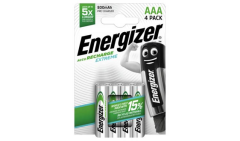 Energizer ACCU Recharge Extreme 800mAh AAA Batteries - Pack of 4