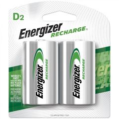 Energizer 2-Pack 2500 mAH Rechargeable Batteries - Size D