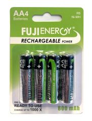 Fuji Energy Rechargeable AA 800 mAh Battery