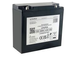 UltraMax Li22-12S, 12v 22Ah Lithium Iron Phosphate, LiFePO4 Battery