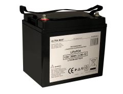 Ultramax 12v 36Ah Lithium Iron Phosphate LiFePO4 Battery