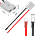 SB50 50A 600V Battery Connector Plug with O-Ring, 10AWG 39cm Cable